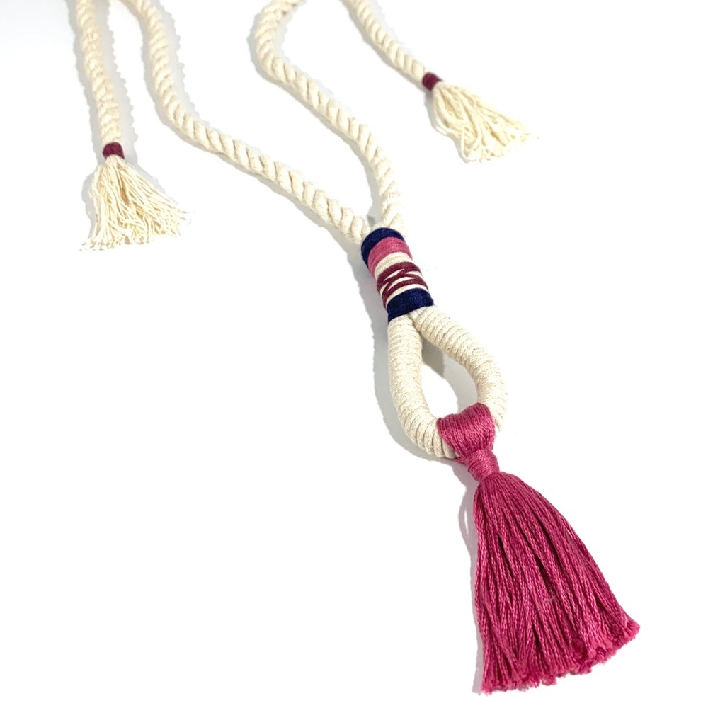 STIX+STONZ Boho Tassel Necklace - Handmade